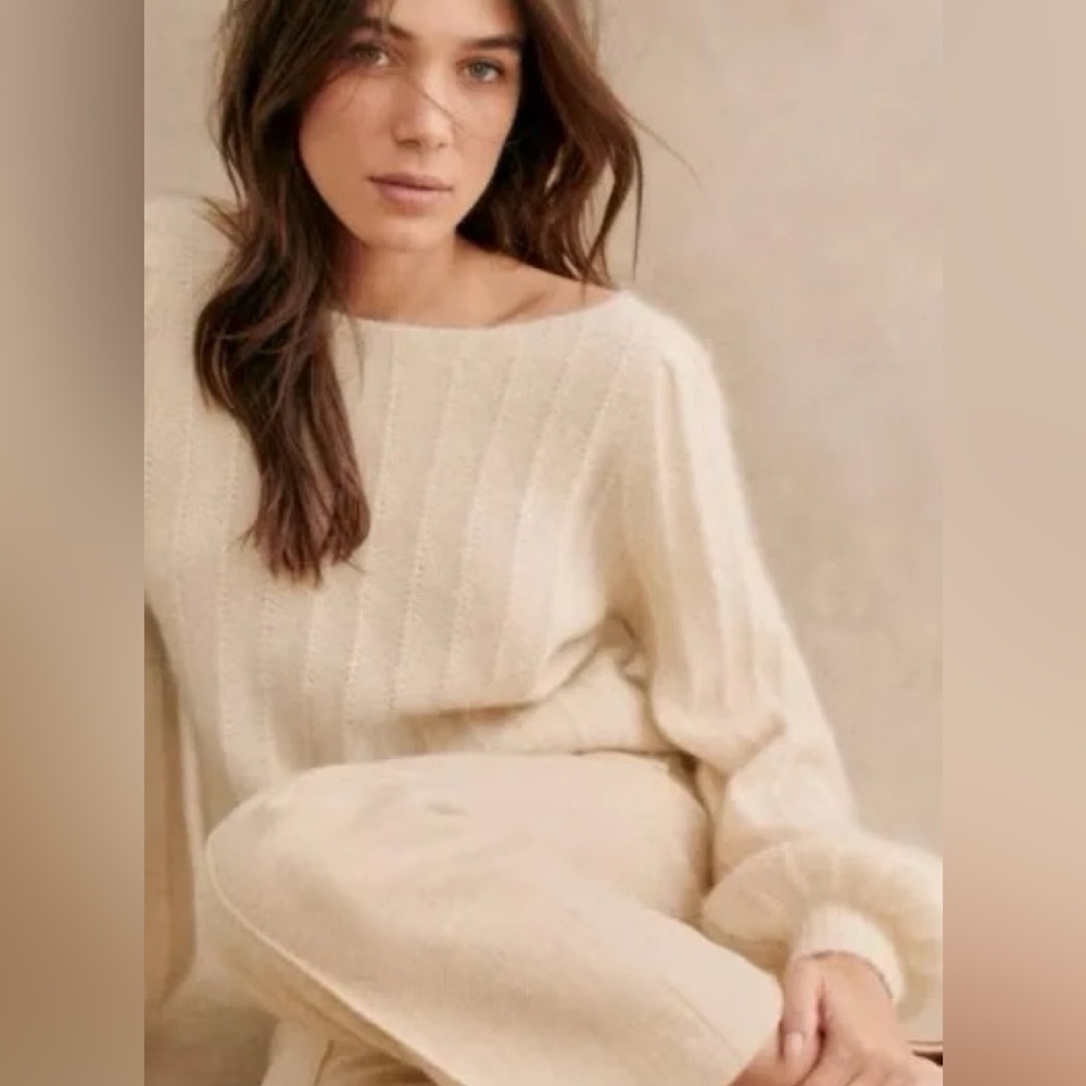 Sezane Aretha Jumper Vanilla - Size L